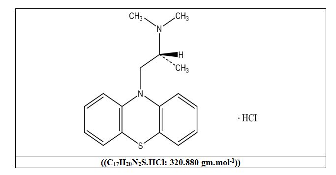 Ultra violet estimation of promethazine HCl in pharmaceutical formulation and industrial waste water sample 